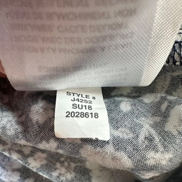 J Crew Mercantile Flouncy Floral Faux Wrap Short Dress Size 10 Ruffles Navy Blue - Picture 11 of 14